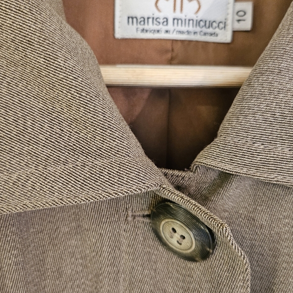 Gorgeous ladies trench coat with zip out liner . Olive . Designer . - Picture 2 of 8